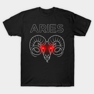 Aries | Evil Red Eyed Ram T-Shirt